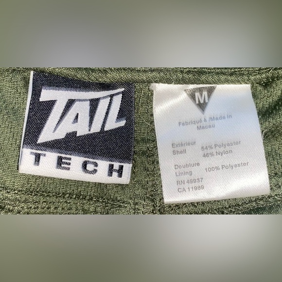 Tail Tech lined army green athletic pants size medium - Picture 3 of 4